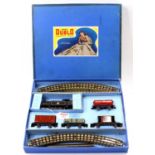 EDG17 Hornby-Dublo Tank Goods set comprising EDL17, 0-6-2 BR 69567 lined black gloss loco with Royal