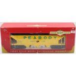 Bachmann Big Haulers, G scale: item 98229 ‘L’ hopper ‘Peabody’ yellow with green lettering (VG-E) (
