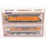 Two Bachmann H0 scale diesel locos each lighted: Item No.61201 EMD GP50 ‘Union Pacific’ 3258 Bo-Bo