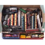 One tray containing a collection of mixed 00 gauge locomotives to include Hornby, Triang, Hornby