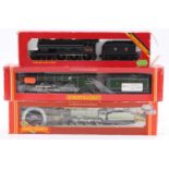 Three Hornby LNER locos & tenders: R150 B12 4-6-0 7476 NE black (E) (BP); R053 B17 4-6-0 ‘Manchester