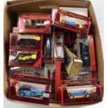 One box containing a large collection of mixed Matchbox Models of Yesteryear diecast vehicles, to