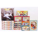 16 boxed Corgi Classics and Aviation Archive models including The Bash Street Kids Morris J Van &