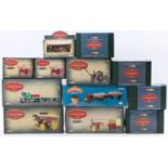 12 boxed Corgi Vintage Glory of Steam 1/50 scale diecast vehicles to include a Fowler B6 crane