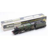 Wrenn W2221 ‘Cardiff Castle’ BR 4075 4-6-0 loco & tender, lined green, svc & chimney bright. (E-