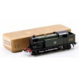 EDL7 Hornby-Dublo 3-rail 0-6-2 tank loco GWR 6699 green, horseshoe motor, pre-war couplings, very