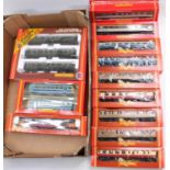 One tray containing a collection of mixed Hornby 00 gauge Class 142 Railbus multi unit BR 3-car