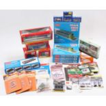 Various N gauge items: Four Peco Train Shed Units NB80 (M-BM); Peco PL70 Servicing Cradle (M-BM);