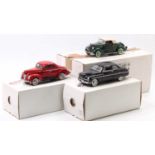 A Franklin Mint 1/24 scale boxed diecast group to include a 1949 Mercury Club Coupe, together with a