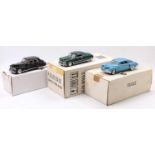 A collection of three various Franklin Mint 1/24 scale polystyrene packed and boxed diecasts to