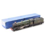 EDLT20 Hornby-Dublo 3-rail 4-6-0 loco & tender ‘Bristol Castle’ 7013 BR lined green, chimney bright,