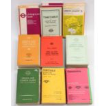 25 various London Transport timetables dating from 1960-1970s