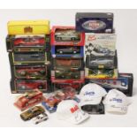 A large collection of various mainly 1/18 and 1/24 scale boxed classic car and racing cars