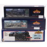 Three various boxed Bachmann 00 gauge locomotives to include No. 31-700Z Lord Burley BR black
