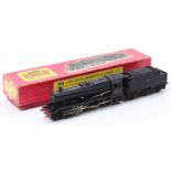 2224 Hornby-Dublo 2-rail 8F Freight loco & tender 48073 BR unlined black, Ringfield motor, l/h cab