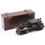 Scratch-built G scale Mich-Cal Shay No.2 loco, electric powered single can motor, radio