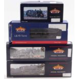 A collection of four various boxed Bachmann 00 gauge locomotives to include No. 31452B Ivatt tank