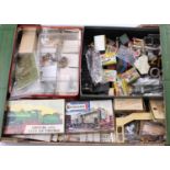 Large tray of mixed items. Offered as seen but including Airfix ‘City of Truro’ kit unmade;