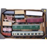 A collection of kit built, later adapted and scratchbuilt 0 gauge wagons to include a North