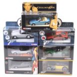 7 boxed Corgi Toys James Bond modern issue diecasts including No. CC04310 Aston Martin DB5, No.