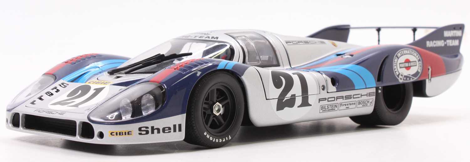 An Autoart Millennium No. 87171 1/18 scale boxed diecast model of a Porsche 917L Le Mans race car - Image 3 of 4