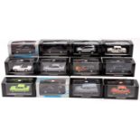12 Minichamps 1/43rd scale diecasts, examples include No. 30 055109 VW 1303 Beetle 1974, No. 400