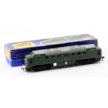 3232 Hornby-Dublo 3-rail Co-Co diesel loco plain green, small amount of playwear but no chips,