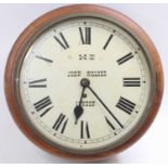 An early 20th century dial clock later adapted/painted with British Railways Southern Region (SR)