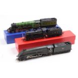 Three 00-gauge locos: Hornby tender drive ‘Flying Scotsman’ LNER green 4472 (E); Airfix 0-6-0 loco &