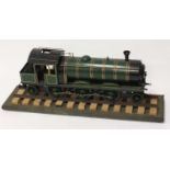 5-inch gauge battery operated, kit built and later adapted model of a 2-6-2 locomotive, finished