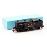 EDL7 Hornby-Dublo 3-rail 0-6-2 tank loco LNER 9565 block mechanism, black with gold shadowed red