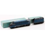 Pre-war EDL1 Hornby-Dublo 3-rail loco & tender ‘Sir Nigel Gresley’ LNER 4498. Loco with valance,