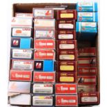 Thirty-six items: twenty Lima coaches; 10 GMR/Airfix coaches; 5 Lima goods wagons & one GMR. A