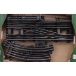 Hornby 0-gauge electric track: one each R/h & L/h crossovers, good positive action but a small