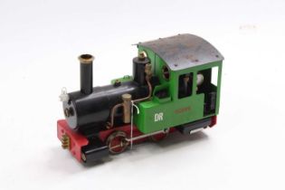 A Cheddar Model Iver 32mm scale radio controlled and gas powered live steam model, comprising of 0-