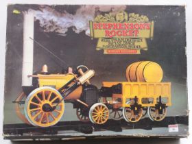 A Hornby Railways 3.5" gauge Stephenson's Rocket gift set housed in the original polystyrene