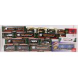 A collection of Corgi Siku and Vanguards, Eddie Stobart and P&O related commercial diecast vehicles,