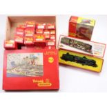 One tray containing a selection of various Triang Railways boxed locomotives, lineside