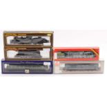 A collection of five various boxed Lima Hornby and Mainline 00 gauge locomotives to include diesel