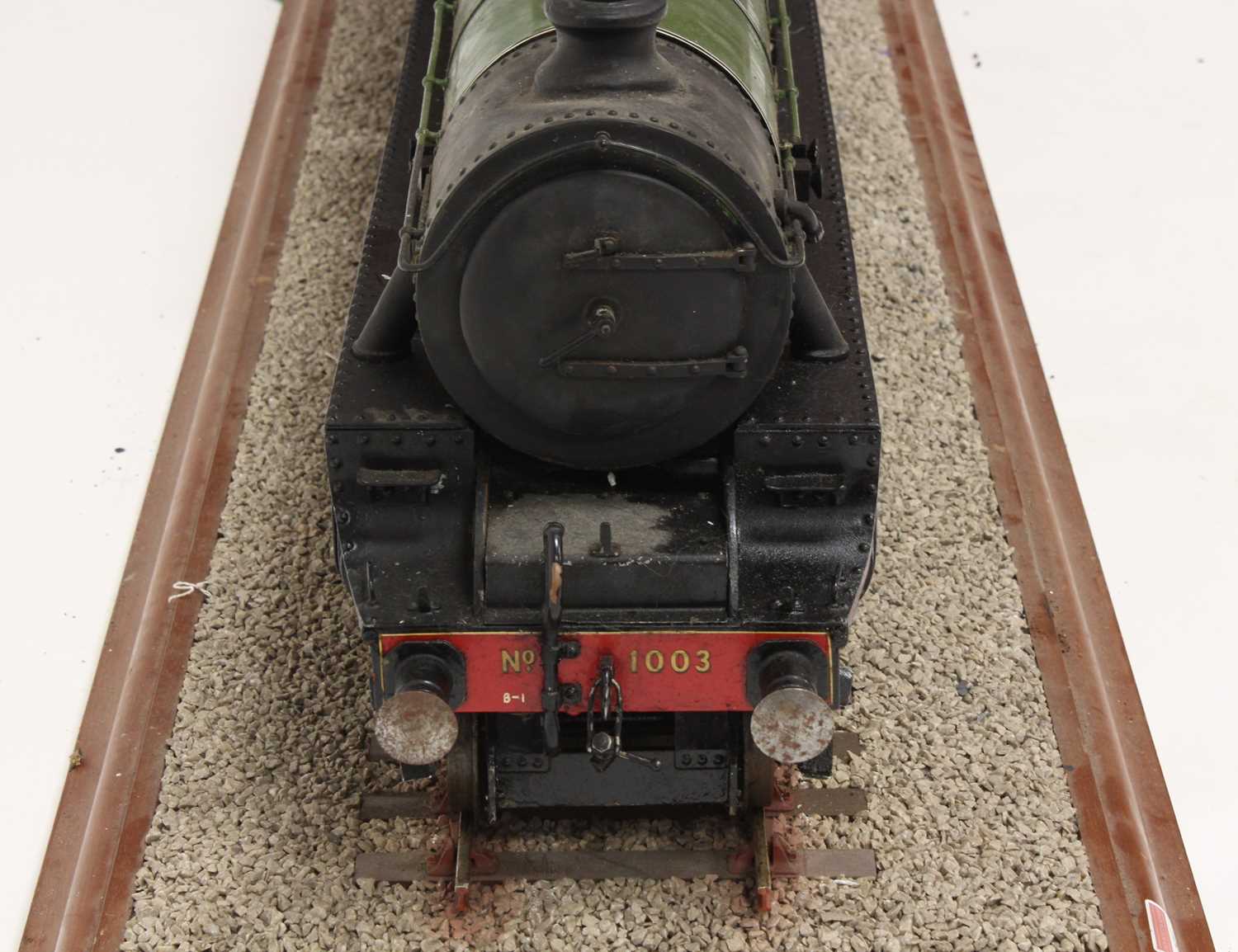 3.5 inch gauge live steam kit built model of a Class B1 4-6-0 Locomotive and tender, LNER green with - Bild 4 aus 4