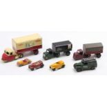 A collection of mixed Dinky Toy and Budgie Toy diecasts to include a repainted Dinky Toys 33R