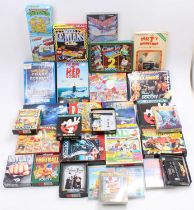 A large collection of various boxed Commodore 64 and similar, disk and cassette, boxed and loose