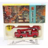 A Corgi Toys No. 1127 Simon Snorkel fire engine comprising of red body with fire engine figures