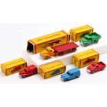 Dublo Dinky Toys boxed group of 5 comprising No. 063 Commer Van (M-BVG), No. 064 Austin Lorry (VNM-