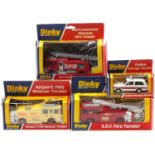 Dinky Toys later issue window box models group of 4 emergency vehicles comprising No. 266 E.R.F.