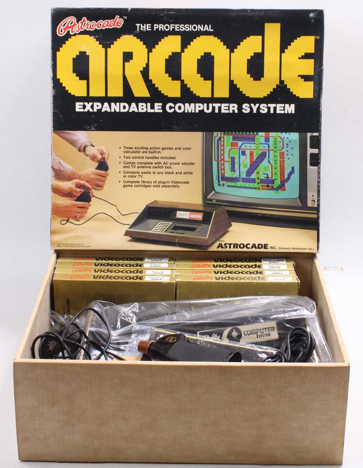 An Astrocade The Professional Arcade Expandable Computer System, manufactured under licence from