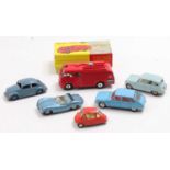 Tray of various boxed and loose diecast vehicles to include Dinky, French Dinky and Spot on, to