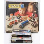 Denys Fischer Tente construction toys, 3 boxed sets comprising No. 07220 Interceptor, No. 06570