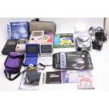 One tray containing a collection of mixed Nintendo Game Boy related consoles and accessories to