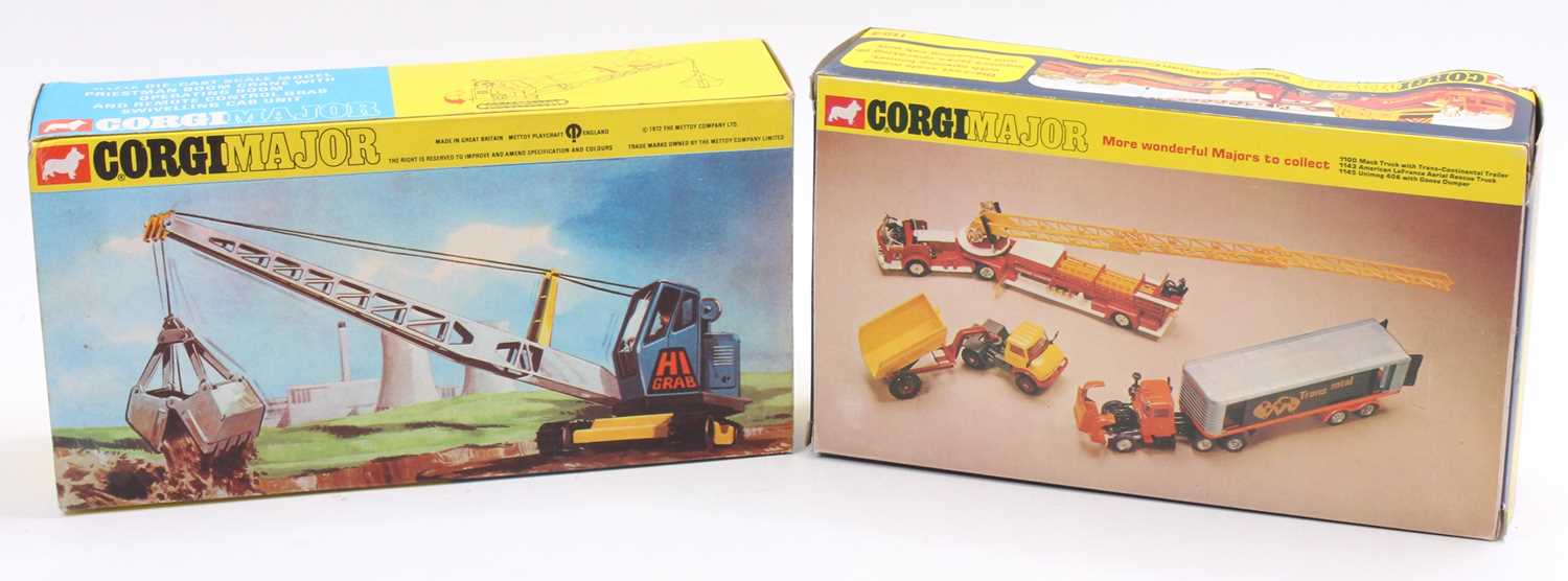 2 Corgi Major Toys construction vehicles comprising No. 1153 Priestman Boom Crane with Grab, - Image 2 of 2
